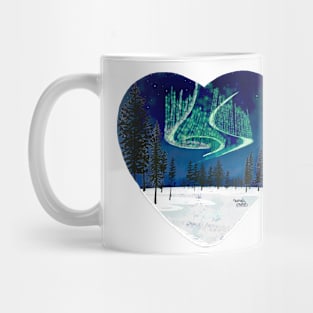 Beautiful aurora Mug